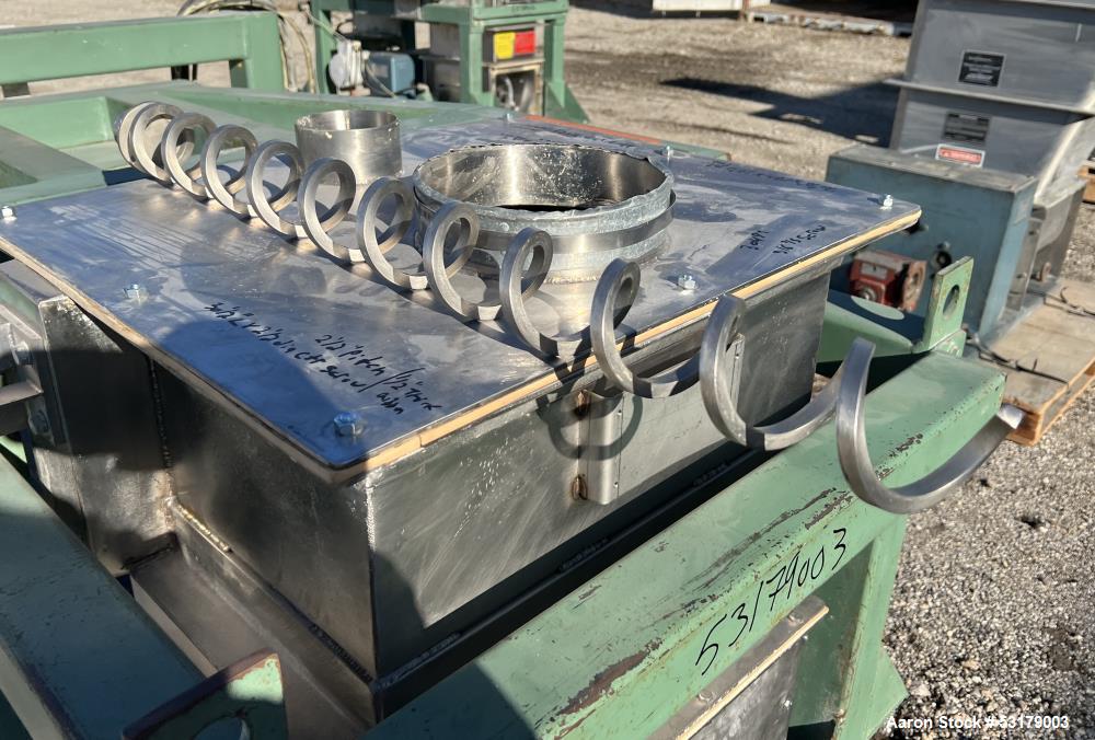 Acrison Twin Screw Volumetric Feeder, 304 Stainless Steel