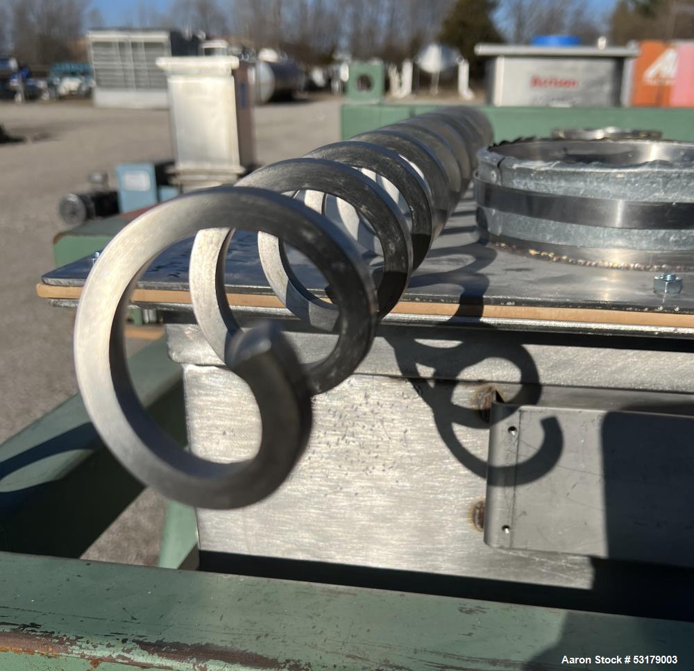 Acrison Twin Screw Volumetric Feeder, 304 Stainless Steel