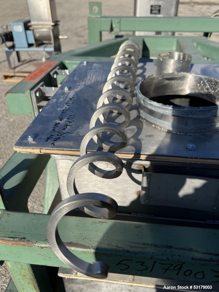 Acrison Twin Screw Volumetric Feeder, 304 Stainless Steel