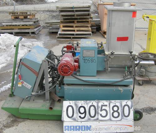 Used: Acrison weight-loss-differential feeder, model A405-175-80-BDF1-F, 304 stainless steel.Bin discharger metering hopper system with an approimately 1 3/4" diameter x 24" long feed screw. 11" x 14...