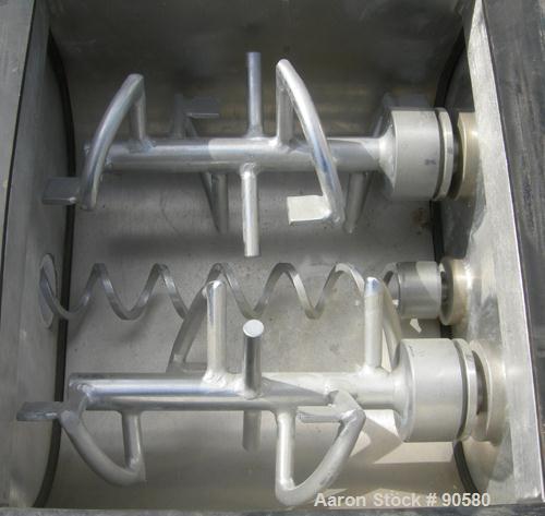 Used: Acrison weight-loss-differential feeder, model A405-175-80-BDF1-F, 304 stainless steel.Bin discharger metering hopper system with an approimately 1 3/4" diameter x 24" long feed screw. 11" x 14...