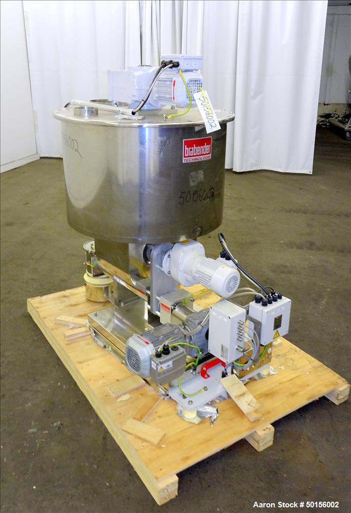 Unused- Brabender Loss-In-Weight Vibratory Feeder, Model DDW-MS-DDSR60N-180AR