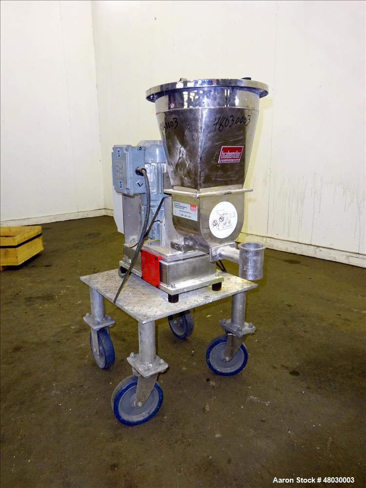 Used Brabender Technologie Inc. Loss-In-Weight Twin Screw Stirring Feeder, Mode
