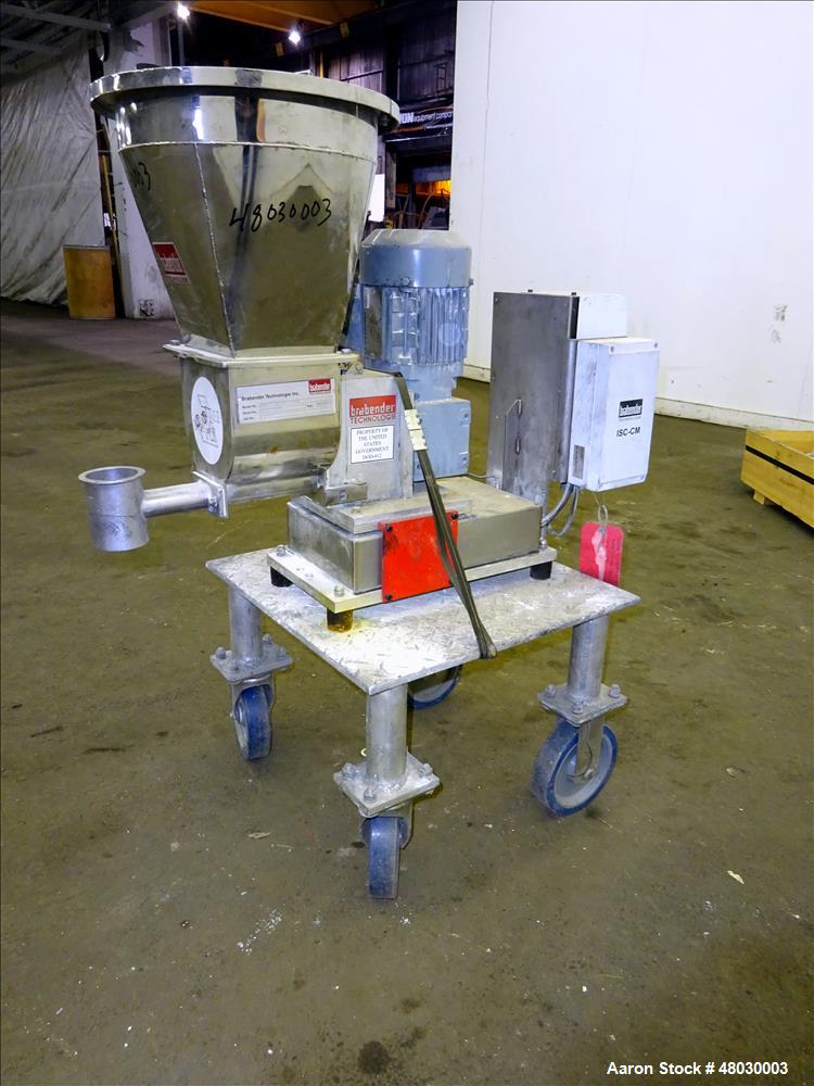 Used Brabender Technologie Inc. Loss-In-Weight Twin Screw Stirring Feeder, Mode