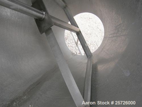 Used K-Tron screw type modular loss in weight feeder, model K-MLT80, 304 stainless steel. Approximately 3" diameter twin screw design, driven by a 1 1/2 hp, 180 volt, 1750 rpm DC motor, approximately...