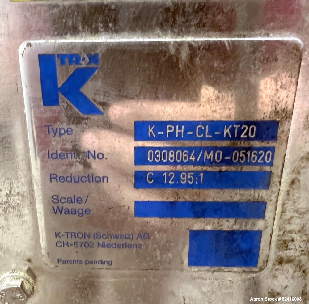 K-Tron Volumetric Feeder, Model K-PH-CL-KT20
