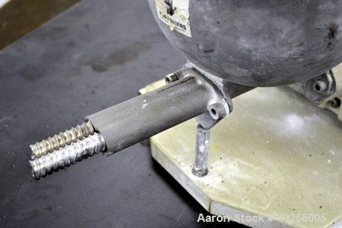 Used K-Tron Volumetric Twin Screw Feeder, Model K2-MV- T20, 316 Stainless Steel. Approximate (0.025) to 2.5 cubic feet an hour output. (2) Approximate 5/8” diameter intermeshing screws. Driven by a 0...
