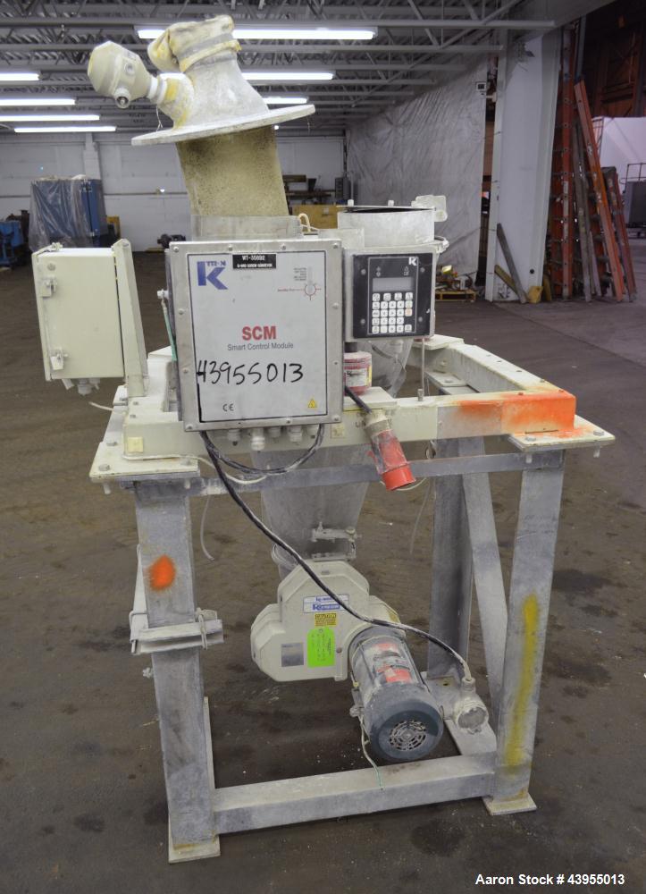 Used Stainless Steel K-Tron Screw Type Modular Loss In Weight Feeder, Model K2ML362