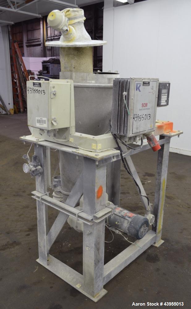 Used Stainless Steel K-Tron Screw Type Modular Loss In Weight Feeder, Model K2ML362
