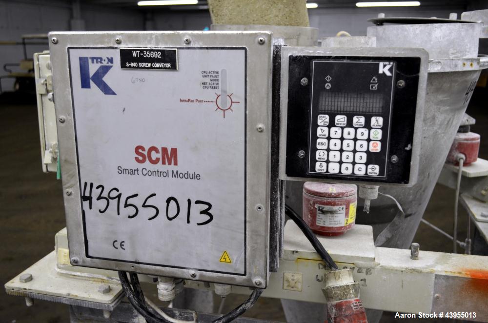 Used Stainless Steel K-Tron Screw Type Modular Loss In Weight Feeder, Model K2ML362