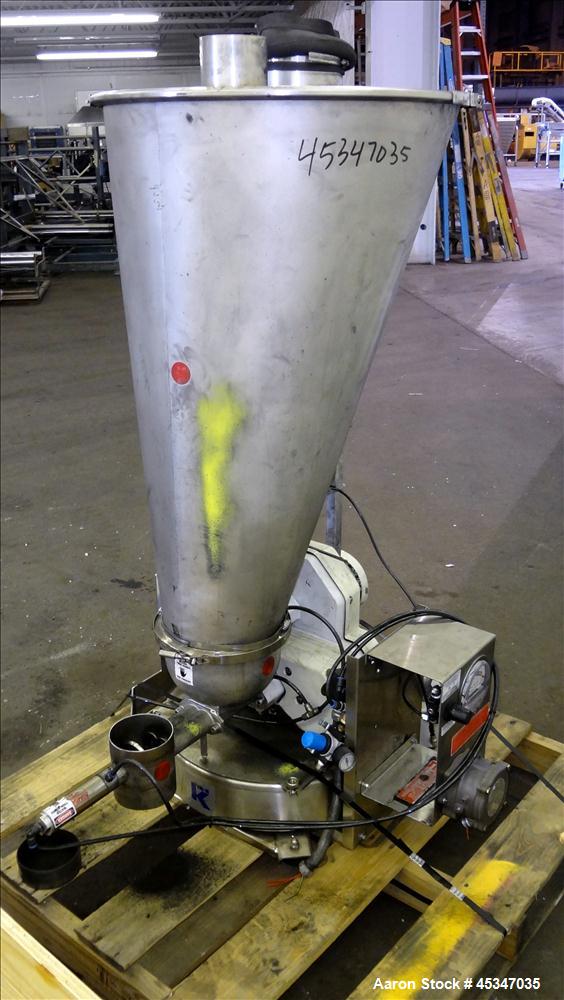 Used Stainless Steel K-Tron Feeder, Model K2-ML-T35
