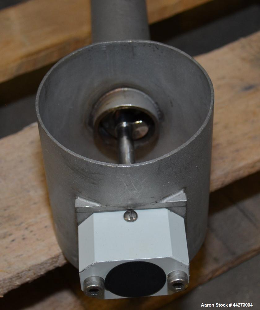 Used K-Tron Screw Type Modular Loss In Weight Feeder, Model K2MLS60, Stainless Steel. Approximate 1-1/2” diameter x 20" long single screw design, driven by a 0.45kw, 100 volt DC motor. Approximate 45...