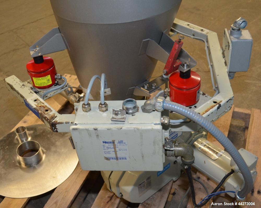 Used K-Tron Screw Type Modular Loss In Weight Feeder, Model K2MLS60, Stainless Steel. Approximate 1-1/2” diameter x 20" long single screw design, driven by a 0.45kw, 100 volt DC motor. Approximate 45...