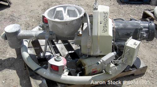 Used K-Tron Modular Loss In Weight Feeder Sytem consisting of: (2) Model K2MLT60 feeders, 316 stainless steel. Twin screw design, each driven by a 1 1/2 HP, 180/200 Volt, 1750 RPM XP DC motor, each a...