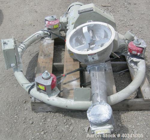 Used K-Tron Modular Loss In Weight Feeder Sytem consisting of: (2) Model K2MLT60 feeders, 316 stainless steel. Twin screw design, each driven by a 1 1/2 HP, 180/200 Volt, 1750 RPM XP DC motor, each a...