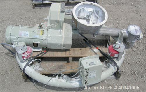 Used K-Tron Modular Loss In Weight Feeder Sytem consisting of: (2) Model K2MLT60 feeders, 316 stainless steel. Twin screw design, each driven by a 1 1/2 HP, 180/200 Volt, 1750 RPM XP DC motor, each a...