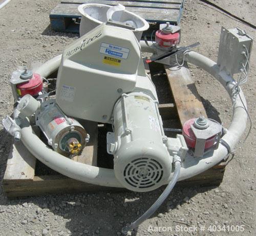 Used K-Tron Modular Loss In Weight Feeder Sytem consisting of: (2) Model K2MLT60 feeders, 316 stainless steel. Twin screw design, each driven by a 1 1/2 HP, 180/200 Volt, 1750 RPM XP DC motor, each a...