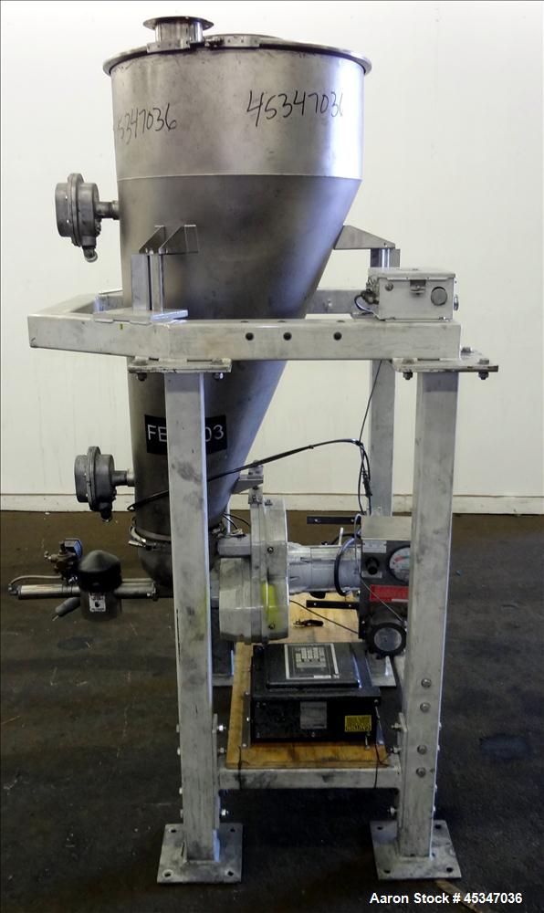 Used Stainless Steel K-Tron Feeder, Model K2MVT35DR