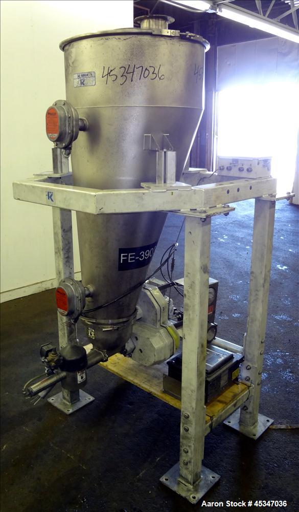 Used Stainless Steel K-Tron Feeder, Model K2MVT35DR