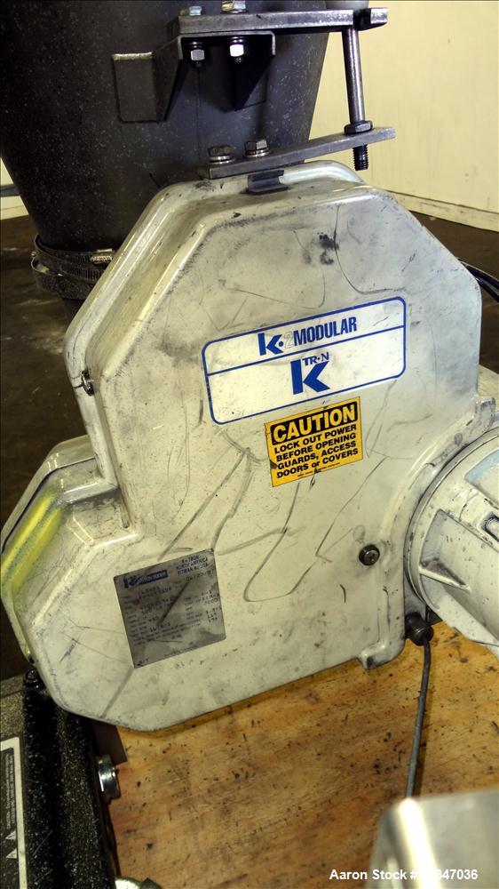 Used Stainless Steel K-Tron Feeder, Model K2MVT35DR