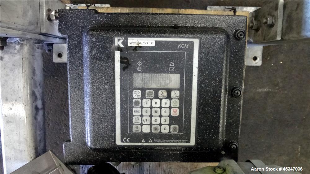 Used Stainless Steel K-Tron Feeder, Model K2MVT35DR