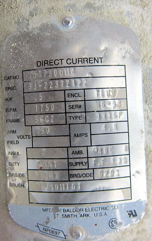Used K-Tron Volumetric Twin Screw Feeder, Model K2V-T35
