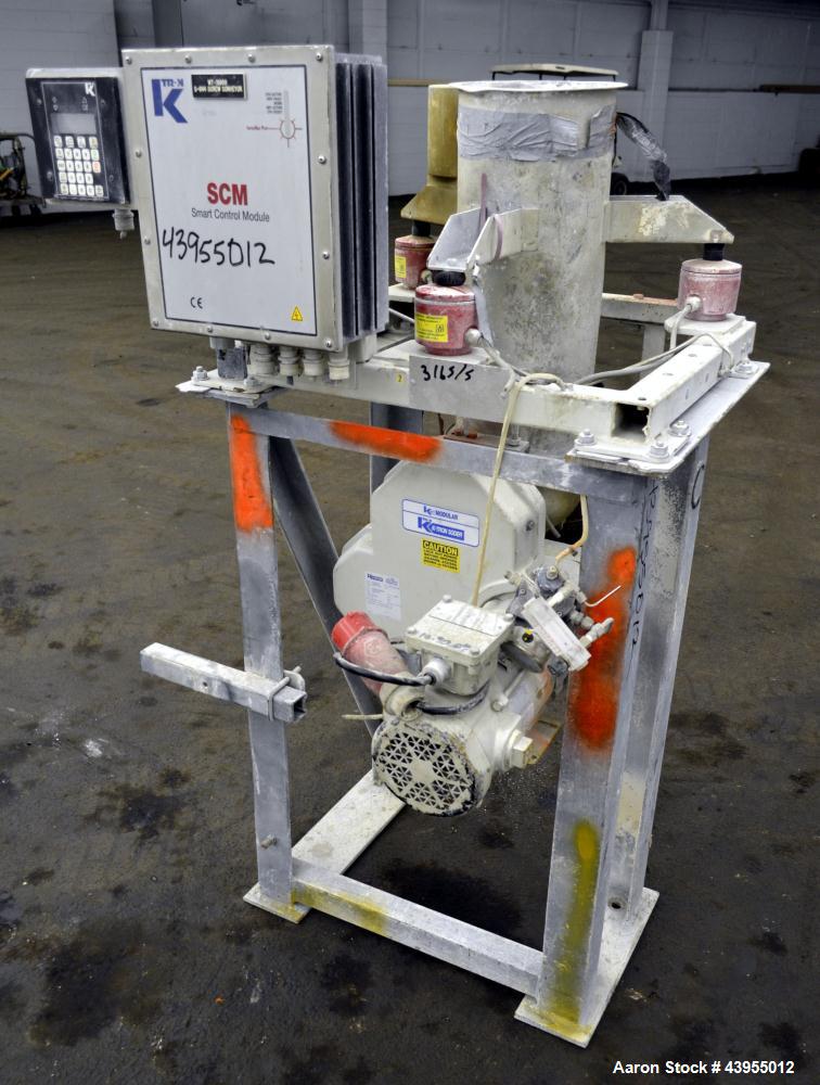 Used K Tron Twin Screw Volumetric Feeder Model
