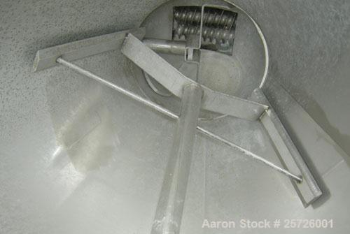 Used K-Tron screw type modular loss in weight feeder, model K2MLT60, 316 stainless steel. Approximately 2 1/4" diameter twin screw design, driven by a 1 1/2 hp, 180 volt, 1750 rpm DC motor, approxima...