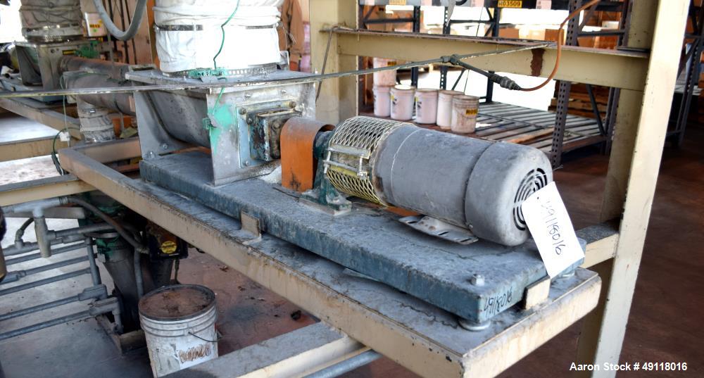 Used MetalFab Volumetric Screw Feeder, Model DB1-4