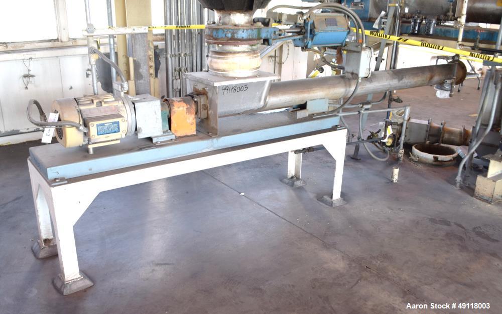 Used MetalFab Volumetric Screw Feeder, Model DB2-6