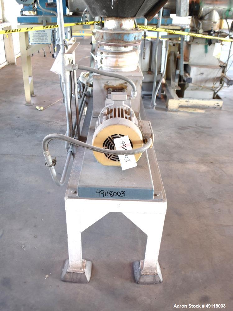 Used MetalFab Volumetric Screw Feeder, Model DB2-6