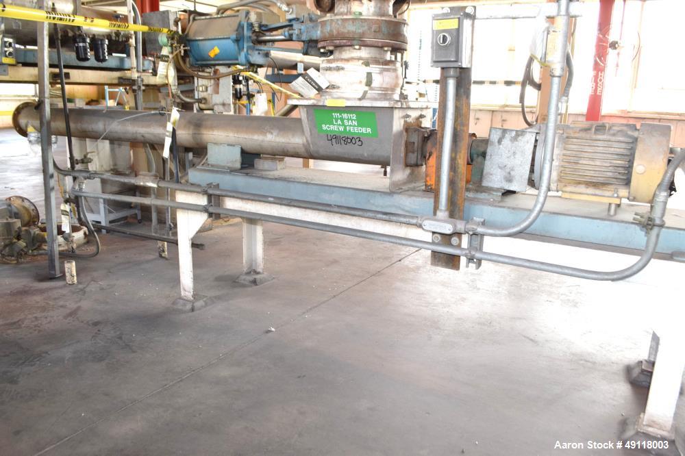 Used MetalFab Volumetric Screw Feeder, Model DB2-6