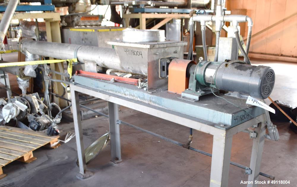 Used MetalFab Volumetric Screw Feeder, Model DB2-6