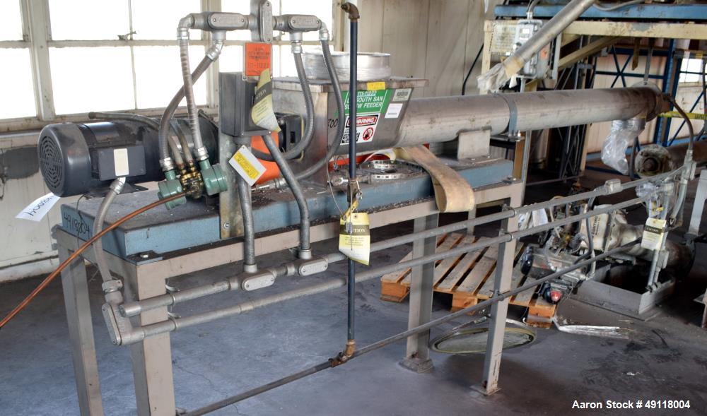 Used MetalFab Volumetric Screw Feeder, Model DB2-6