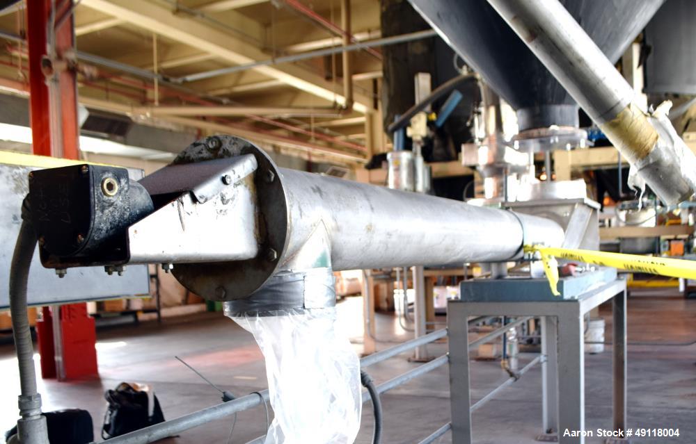 Used MetalFab Volumetric Screw Feeder, Model DB2-6