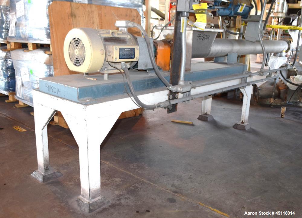 Used MetalFab Volumetric Screw Feeder, Model DB2-6