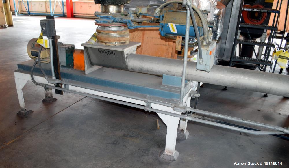 Used MetalFab Volumetric Screw Feeder, Model DB2-6
