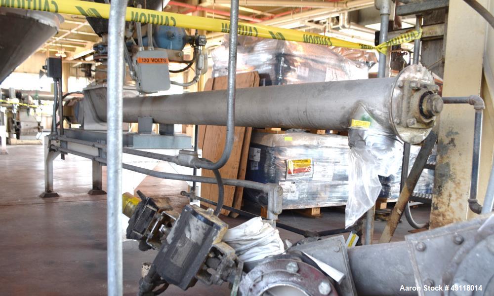 Used MetalFab Volumetric Screw Feeder, Model DB2-6