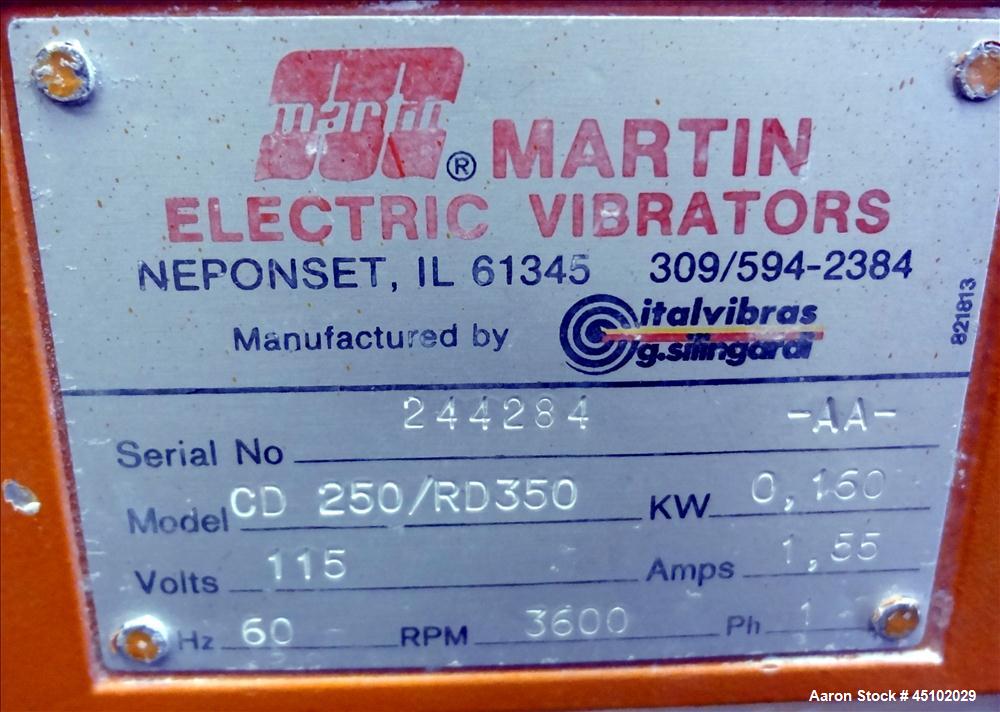 Used Metalfab Volumetric Feeder