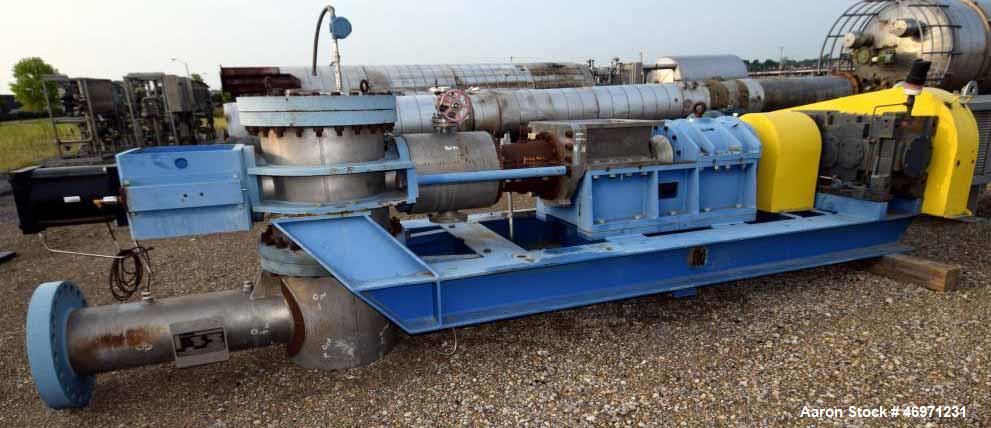 Used Metso Single Screw Plug Feeder.
