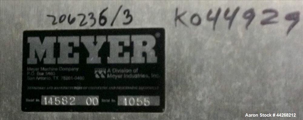 Used Meyer Dual Station Mix/Blend, Model MB/2