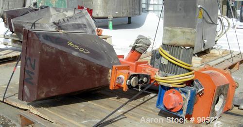 Used: Feed tower consisitng of: (2) Platicolor 3000 feeders, (1) missing drive motor; (1) Movacolor type 315 panel; (1) bottom mixer.