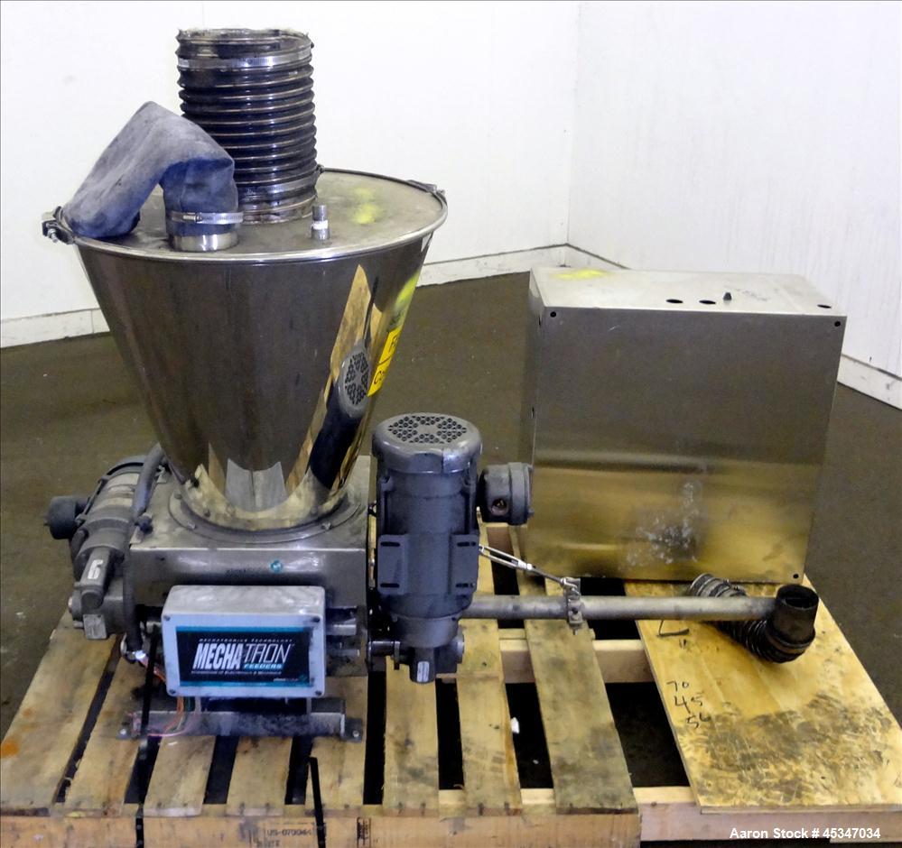 Used Stainless Steel Schenck Loss in WeightFeeder, Type MODLC-1G-2AX, (1) 1.5"