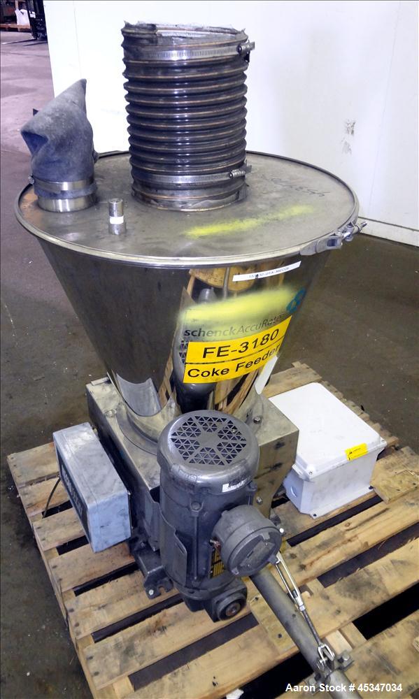 Used Stainless Steel Schenck Loss in WeightFeeder, Type MODLC-1G-2AX, (1) 1.5"