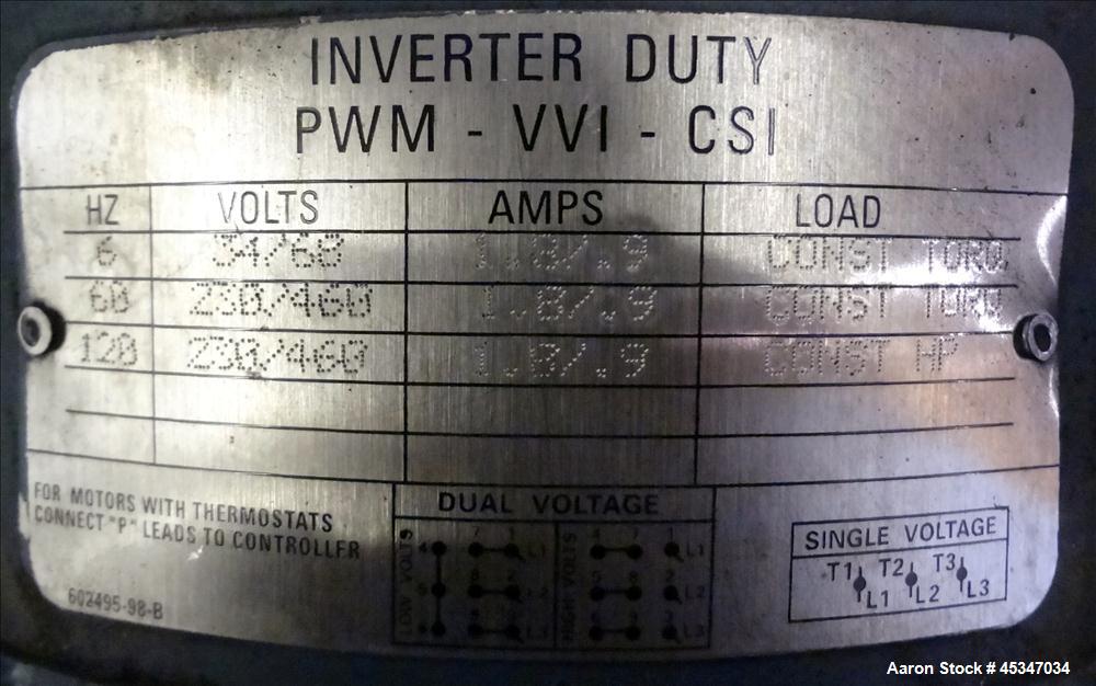 Used Stainless Steel Schenck Loss in WeightFeeder, Type MODLC-1G-2AX, (1) 1.5"