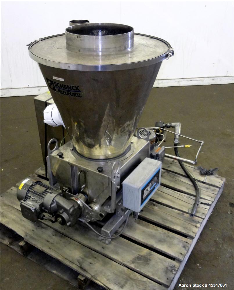Used Stainless Steel Schenk Powder Feeder System, Model MODLC-IV-2A