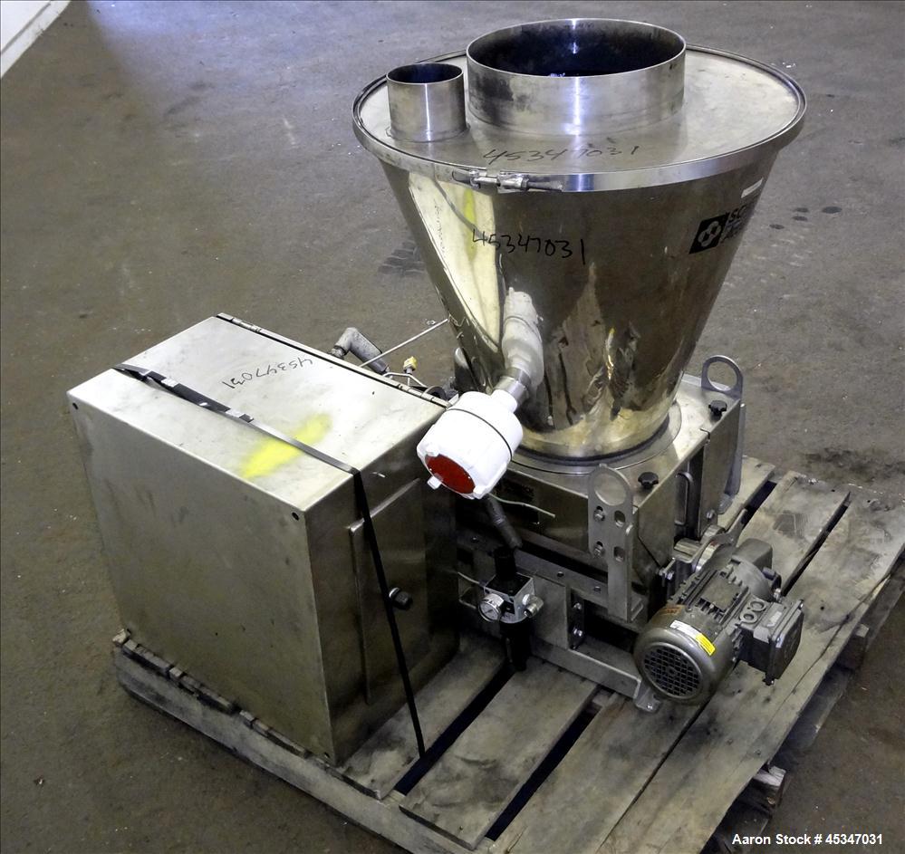 Used Stainless Steel Schenk Powder Feeder System, Model MODLC-IV-2A