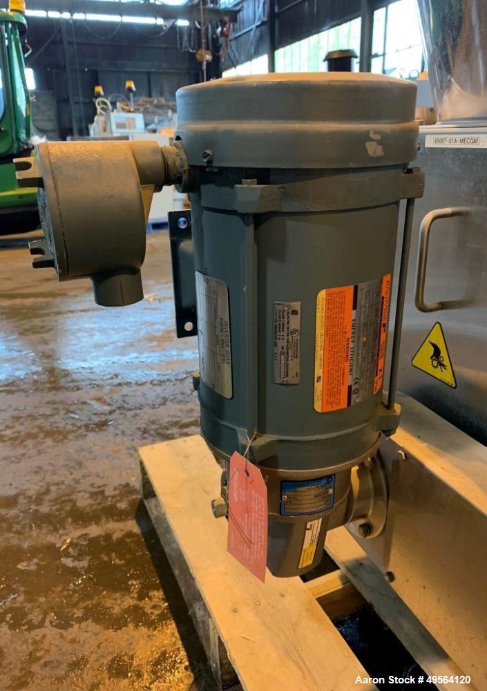 Used Schenck Volumetric Feeder, Model MODMC-IG-1AX. Stainless steel construction. 2" Diameter x 34" long auger. Serial# 65067-01A-MECGM.