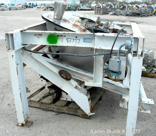 Used Stainless Steel Thayer Scale Loss-In-Weight Feeder, Model LWF-4-2S-5000-30