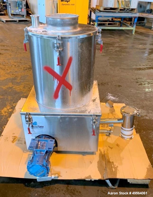 Used Accu-Rate dry material feeder.